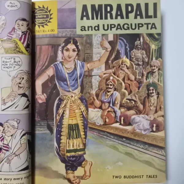 Buddhist Stories - Bind of 9 Gautam Buddha Comics in Mint Condition