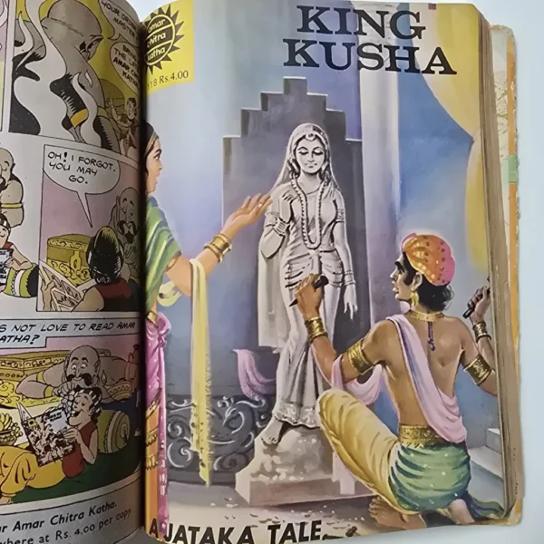 Buddhist Stories - Bind of 9 Gautam Buddha Comics in Mint Condition